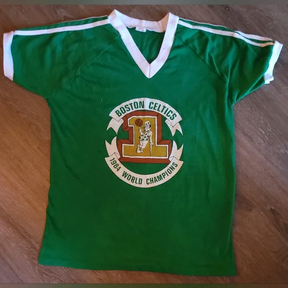 Boston Celtics 1984 NBA world champion vintage t-shirt XL - Picture 3 of 7